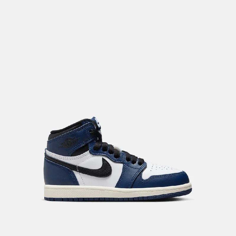 Basketball Shoes For Professional Players-Kids' Jordan 1 Retro High OG "Midnight Navy"