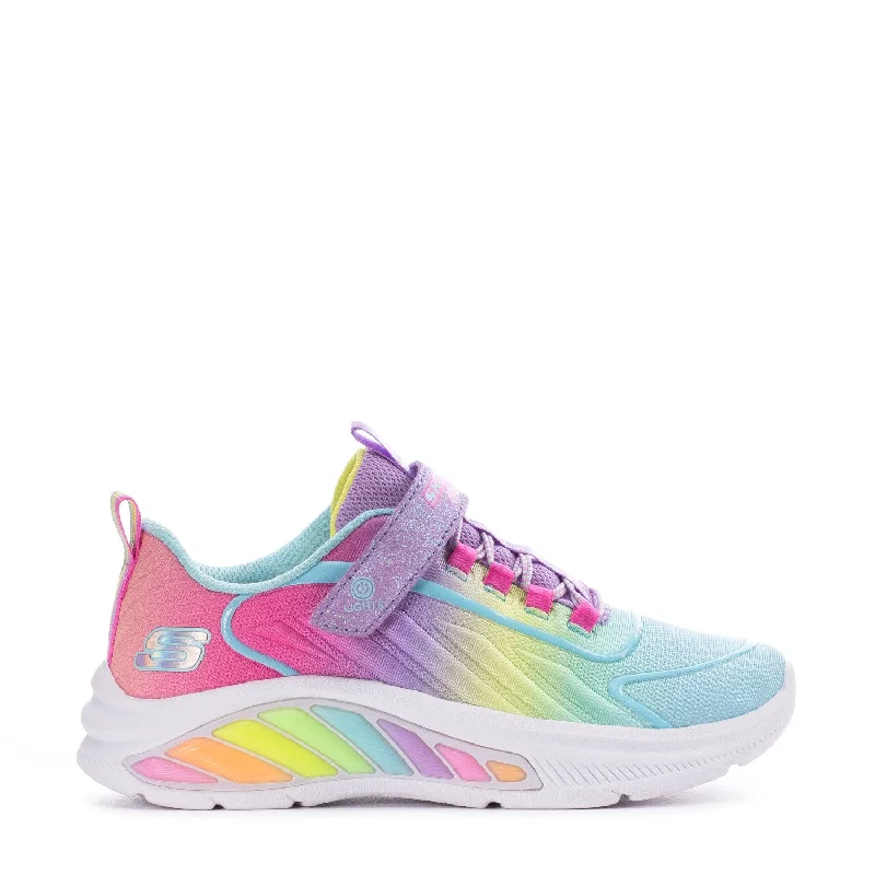 Basketball Shoes With Synthetic Leather-Rainbow Cruiser - Kids