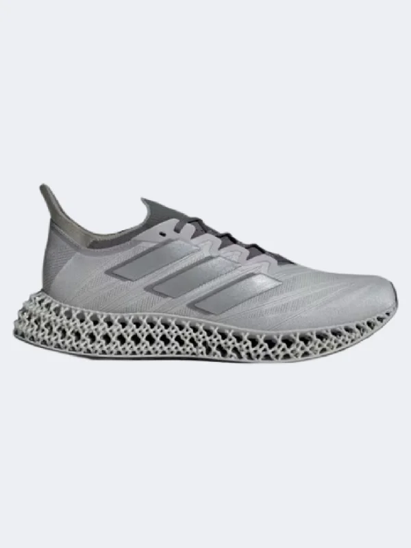 Basketball Shoes For Big Men-Adidas 4Dfwd 4 Men Running Shoes Grey/Silver Pebble