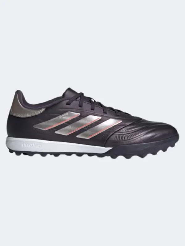 Basketball Shoes For Style-Adidas Copa Pure 2 League Men Turf Shoes Black/Platinum/Turbo