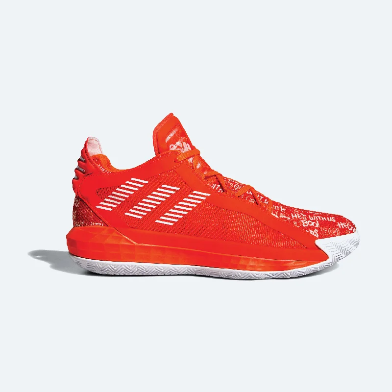 Basketball Shoes For Agility-adidas DAME 6 Shoes | Solar Red | Unisex