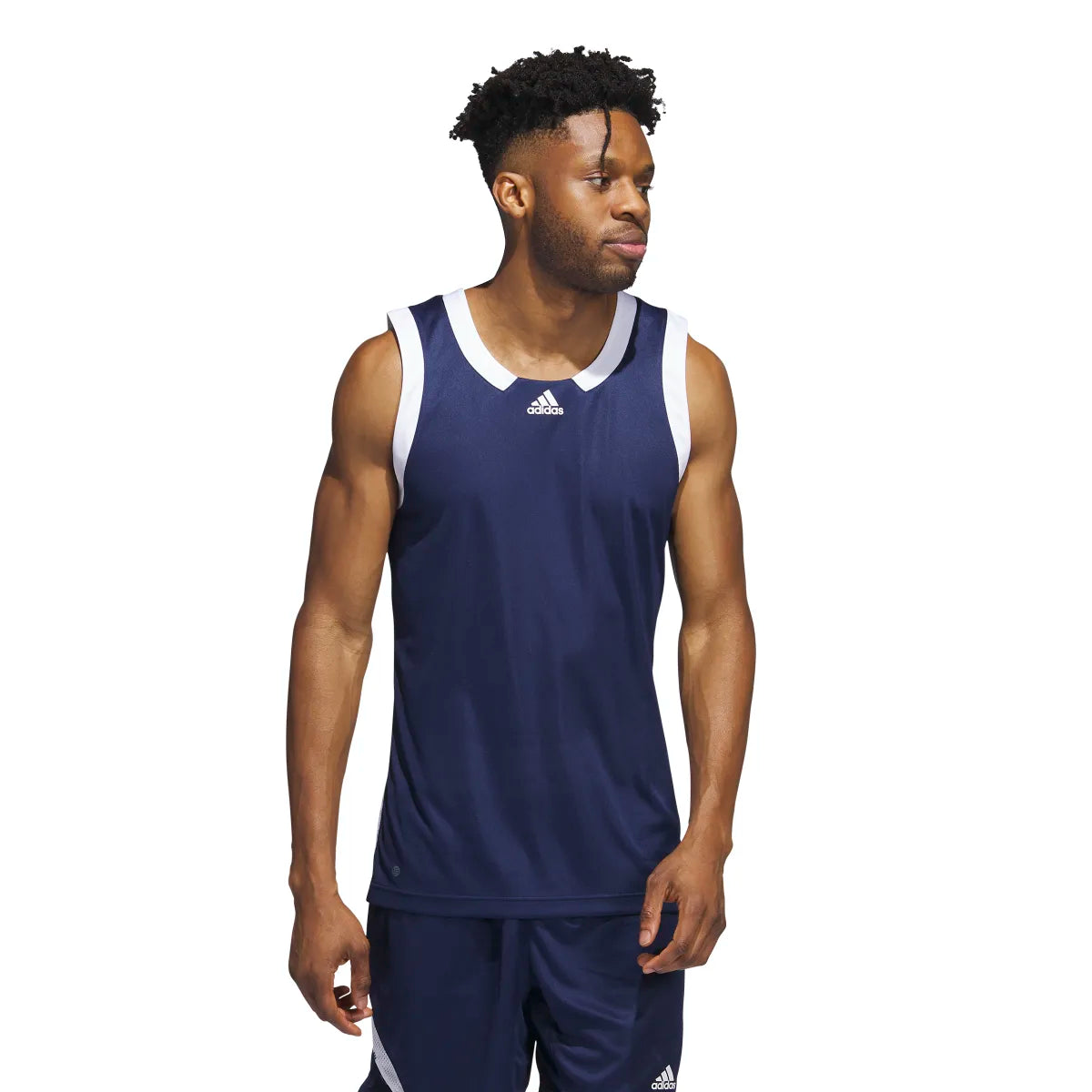 Basketball Jersey With Short Sleeves-adidas Men's Icon Squad Basketball Jersey