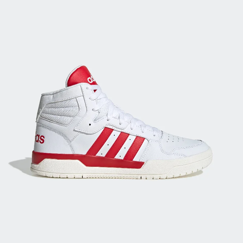 Basketball Shoes For Kids-adidas Originals ENTRAP Mid Shoes | FTWR White | Men's