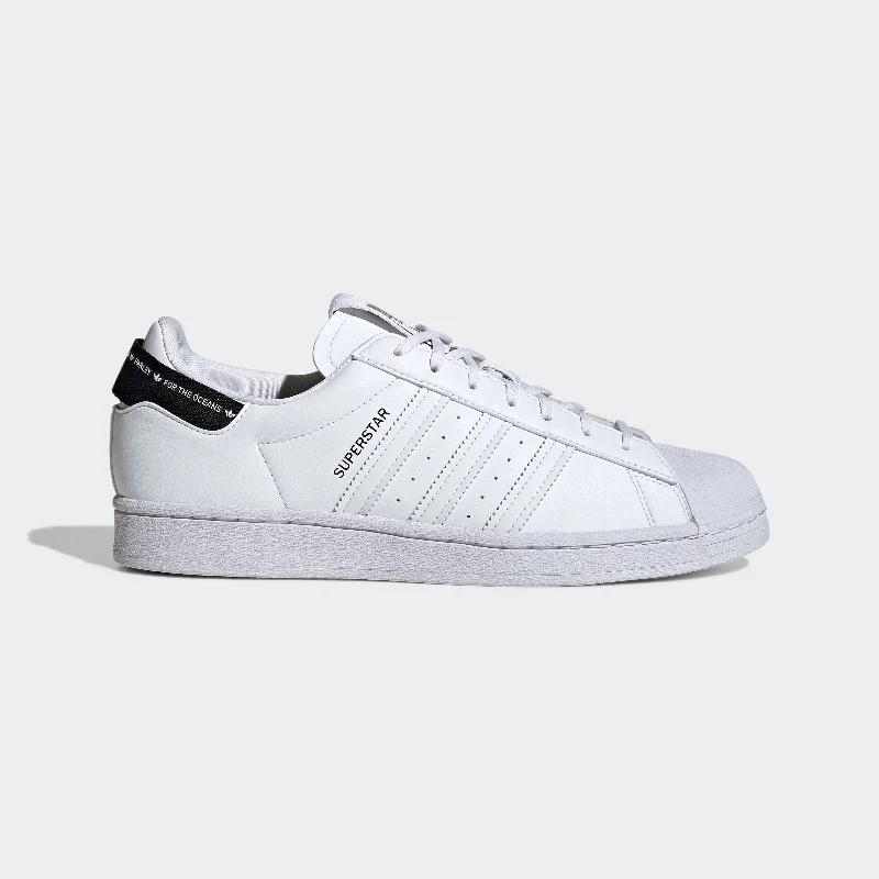 Basketball Shoes With Real Leather-adidas Originals SUPERSTAR Shoes | Cloud White | Men's