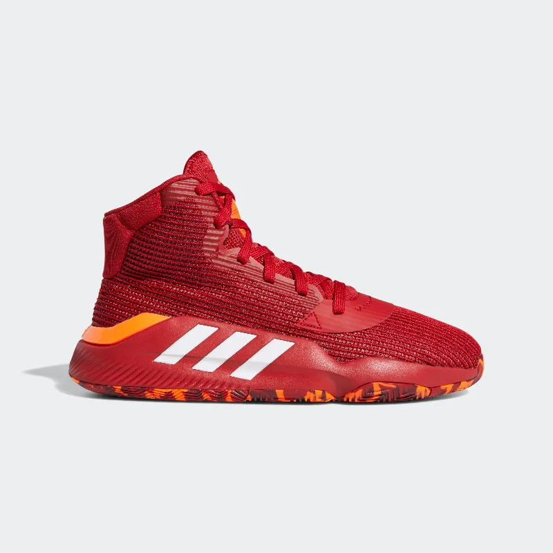 Basketball Shoes With Good Traction-adidas PRO BOUNCE 2019 Shoes | Power Red | Men's