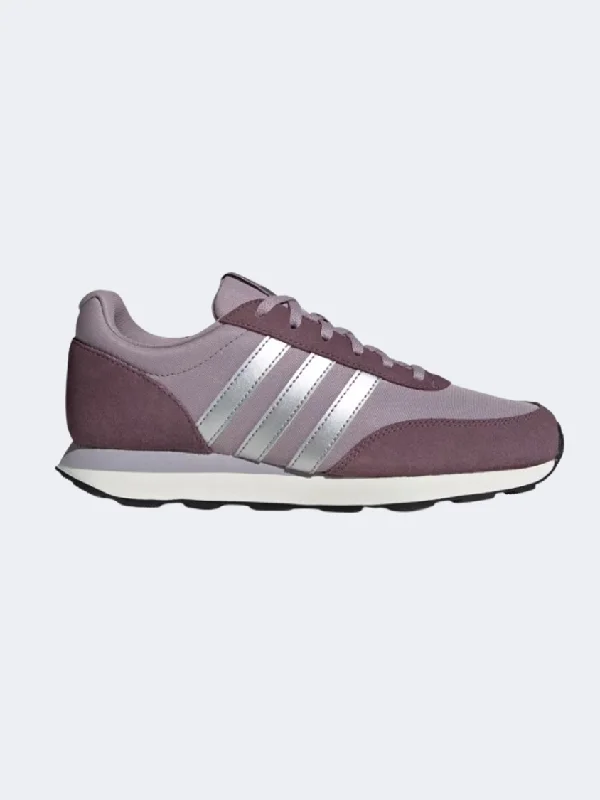 Basketball Shoes For Guards-Adidas Run 60S 3 Women Sportswear Shoes Fig/Silver