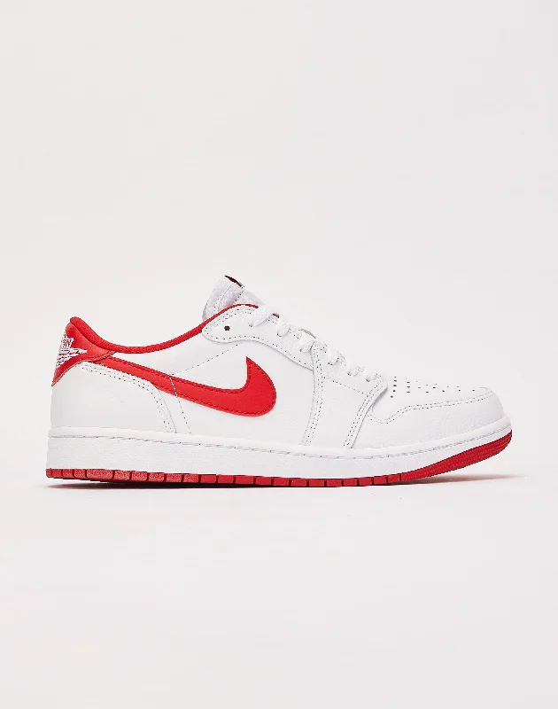 Basketball Shoes With Orthotic Support-Jordan Air Jordan 1 Retro Low OG 'University Red'