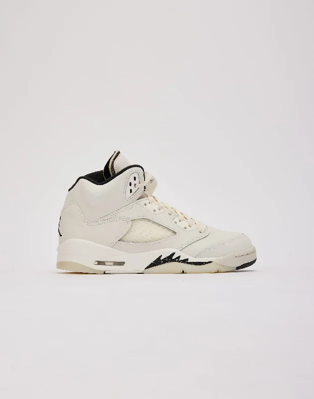 Basketball Shoes With Warranty-Jordan Air Jordan 5 Retro SE 'Sail' Grade-School