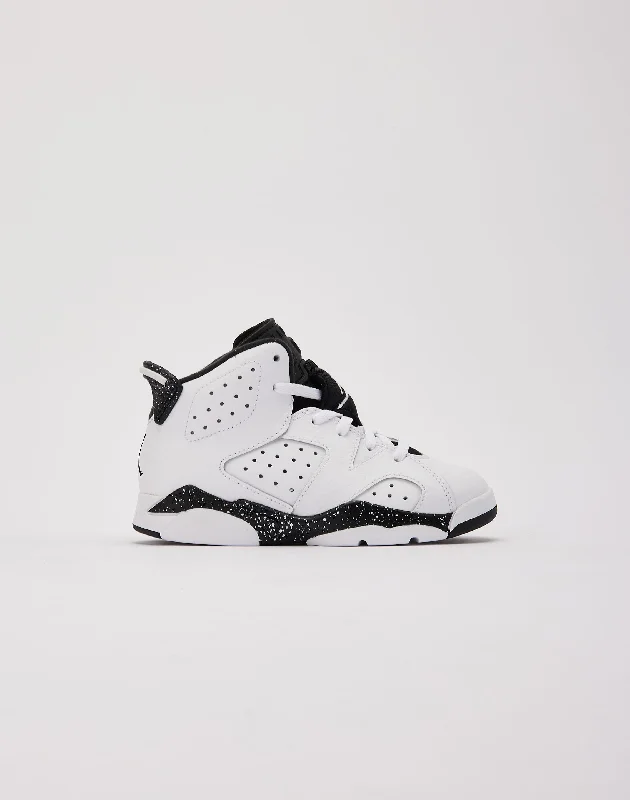 Basketball Shoes For Competitions-Jordan Air Jordan 6 Retro 'Reverse Oreo' Pre-School