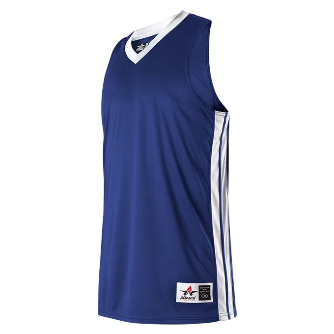 Basketball Jersey For Budget Buyers-Alleson Men's Single Ply Basketball Jersey