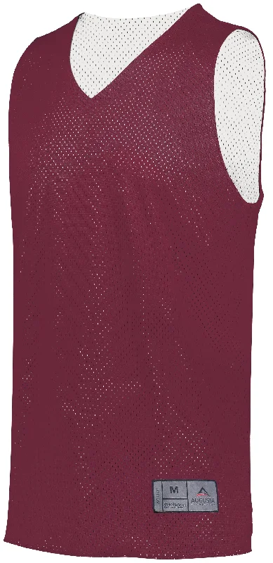 Maroon/White