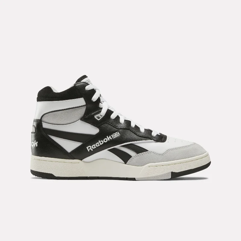 Basketball Shoes With Eco-Friendly Materials-Bb 4000 Ii Mid Black/White/Pure Grey 2