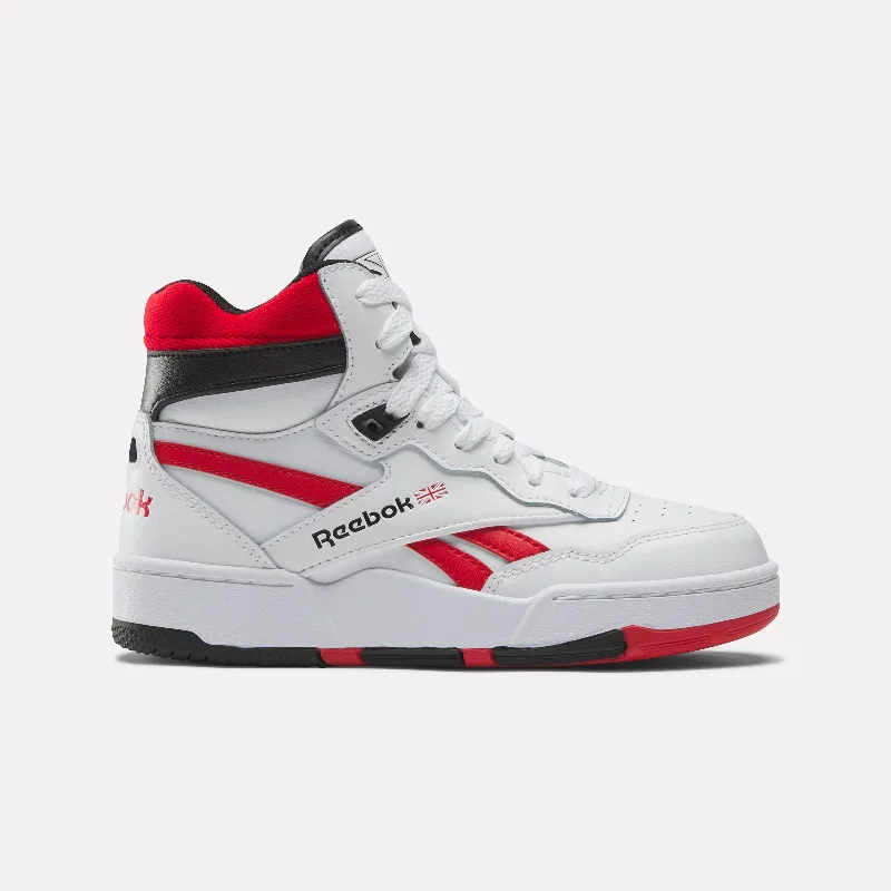 Basketball Shoes For Adults-Bb 4000 Ii Mid - Little Kids White/Vector Red/Black