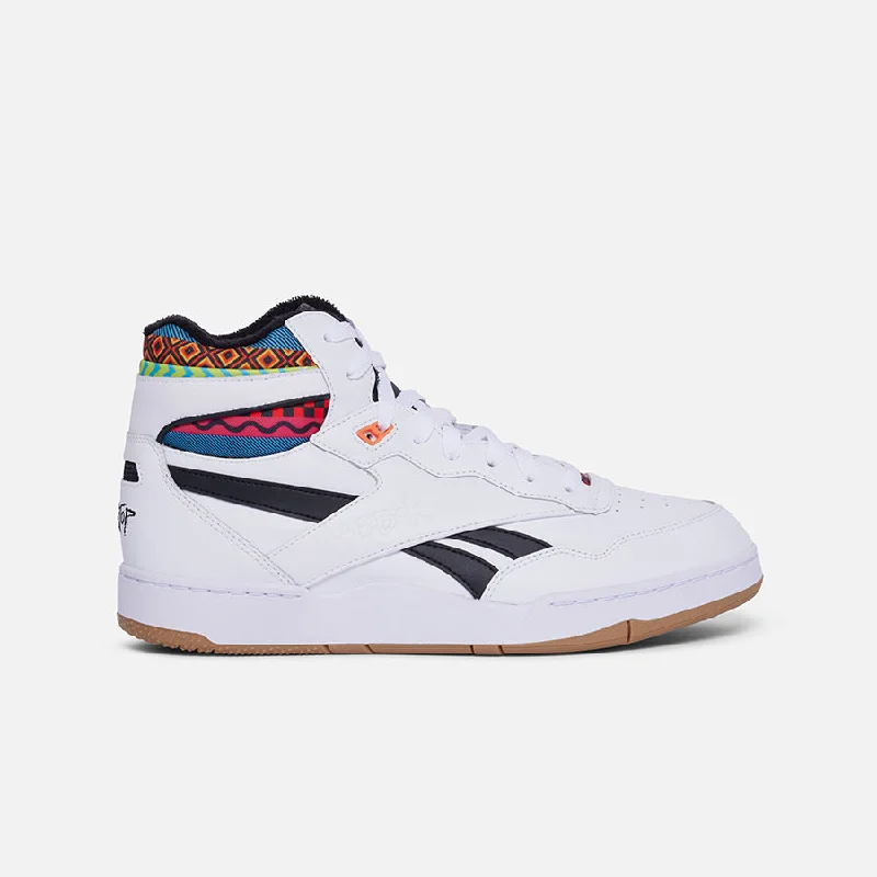 Basketball Shoes With Good Traction-Bb 4000 Ii Mid White/Black/Gum