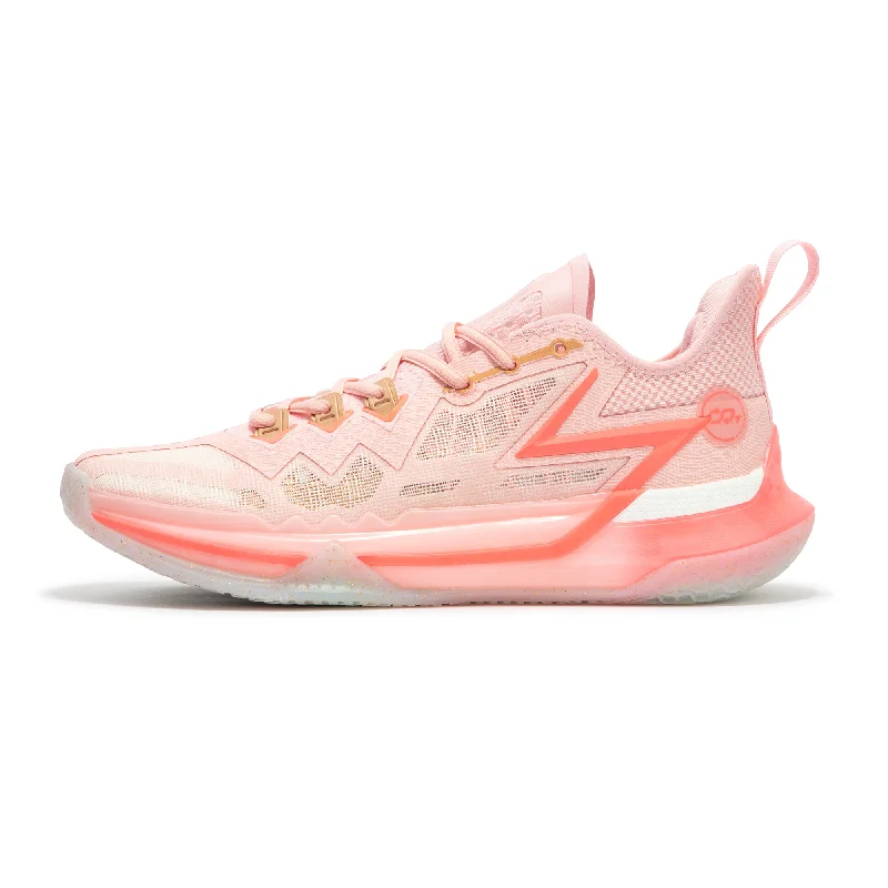 Basketball Shoes With Low Tops-BIG3 FUTURE PINK: Pink/Red