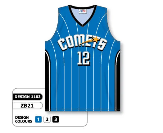 Basketball Jersey For Concrete Courts-Athletic Knit Custom Sublimated Basketball Jersey Design 1103