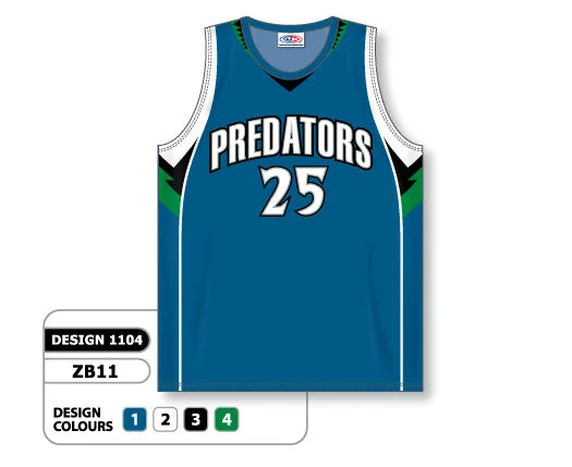 Basketball Jersey For Streetwear-Athletic Knit Custom Sublimated Basketball Jersey Design 1104