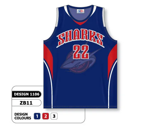 Basketball Jersey With Bold Stripes-Athletic Knit Custom Sublimated Basketball Jersey Design 1106