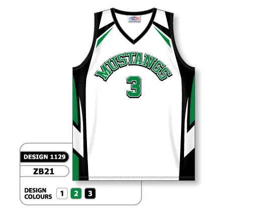 Basketball Jersey With Bold Patterns-Athletic Knit Custom Sublimated Basketball Jersey Design 1129