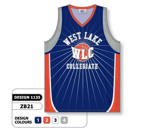 Basketball Jersey With Retro Style-Athletic Knit Custom Sublimated Basketball Jersey Design 1135