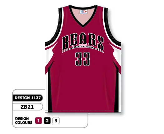 Basketball Jersey For Practice-Athletic Knit Custom Sublimated Basketball Jersey Design 1137