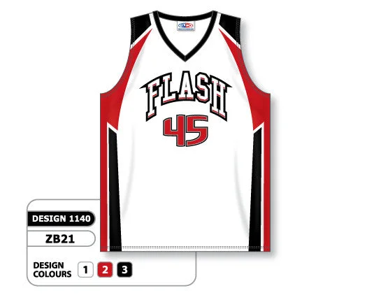 Basketball Jersey In Black-Athletic Knit Custom Sublimated Basketball Jersey Design 1140