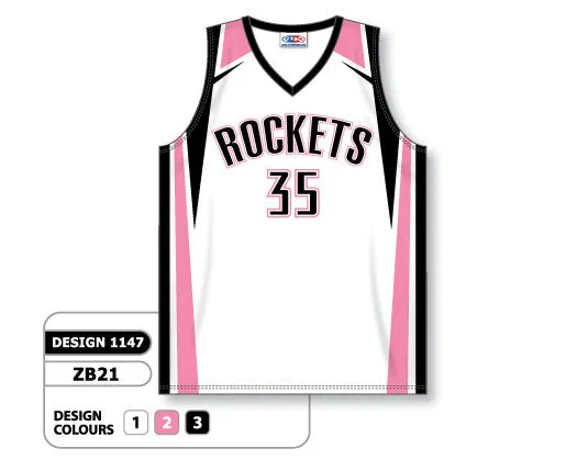 Basketball Jersey With Long Sleeves-Athletic Knit Custom Sublimated Basketball Jersey Design 1147