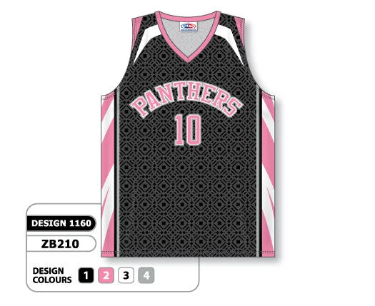 Basketball Jersey With Sponsor Logos-Athletic Knit Custom Sublimated Basketball Jersey Design 1160