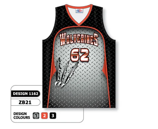 Basketball Jersey For Fall Tournaments-Athletic Knit Custom Sublimated Basketball Jersey Design 1162