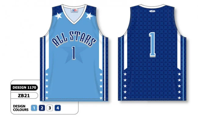 Basketball Jersey With Bold Branding-Athletic Knit Custom Sublimated Basketball Jersey Design 1170