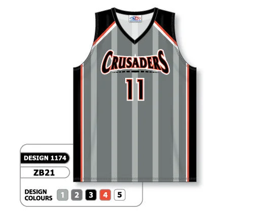 Basketball Jersey For Athletic Build-Athletic Knit Custom Sublimated Basketball Jersey Design 1174