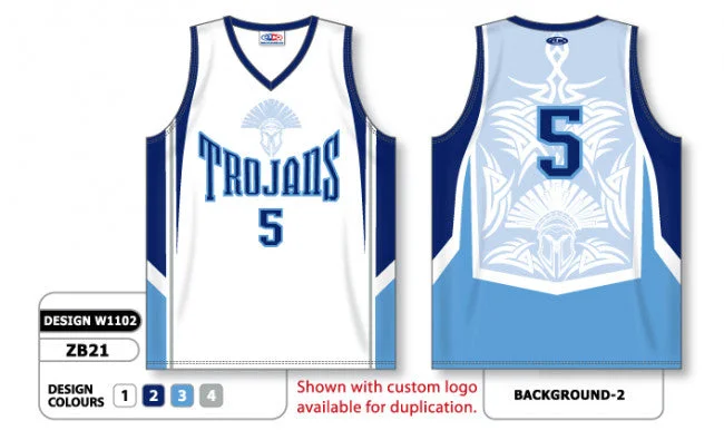 Basketball Jersey With Social Media Hype-Athletic Knit Custom Sublimated Basketball Jersey Design W1102