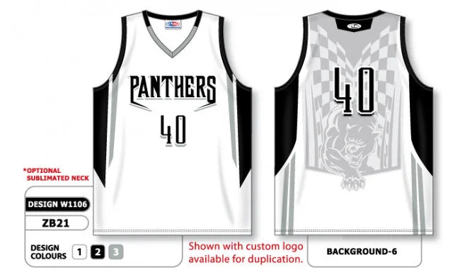 Basketball Jersey For Cyber Monday-Athletic Knit Custom Sublimated Basketball Jersey Design W1106