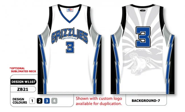 Basketball Jersey For Gift Ideas-Athletic Knit Custom Sublimated Basketball Jersey Design W1107