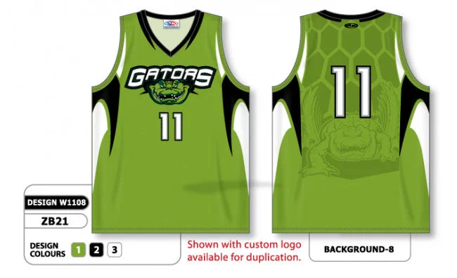 Basketball Jersey With Urban Look-Athletic Knit Custom Sublimated Basketball Jersey Design W1108