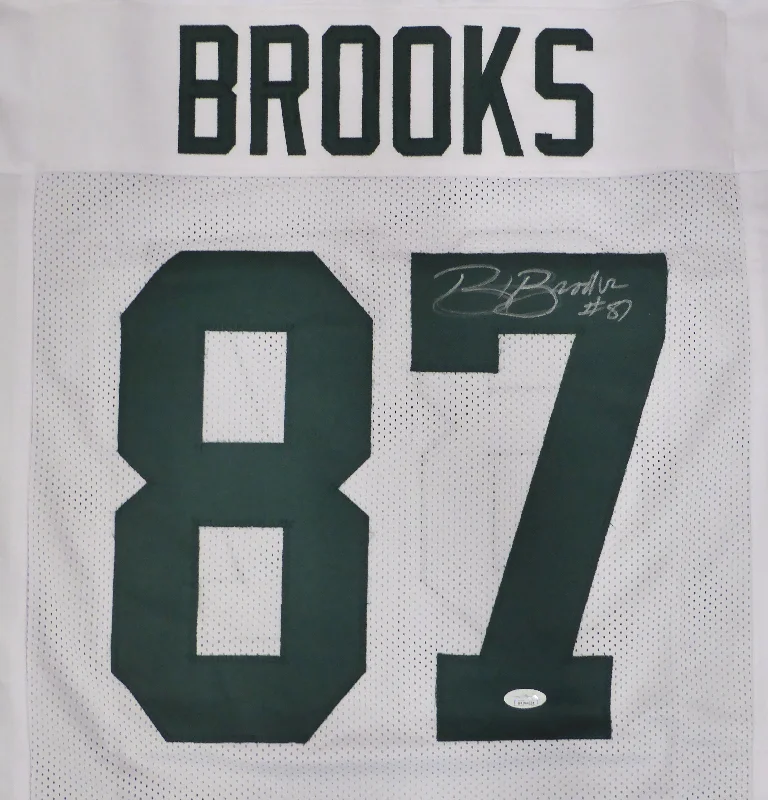 Basketball Jersey With Cotton Feel-Green Bay Packers Robert Brooks Autographed White Jersey JSA #WA944231