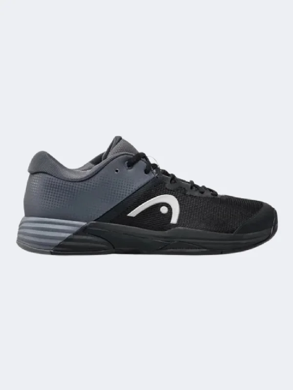 Basketball Shoes For Shooting Guards-Head Revolt Evo 2 Men Tennis Shoes Black/Grey