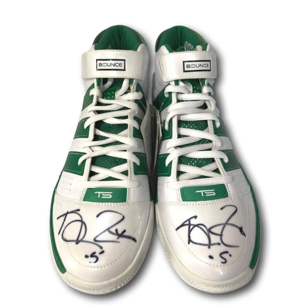 Basketball Shoes With Classic Look-Kevin Garnett Signed Adidas Kg Bounce 3 Shoes Pair "Game-Issued" JSA COA Celtics