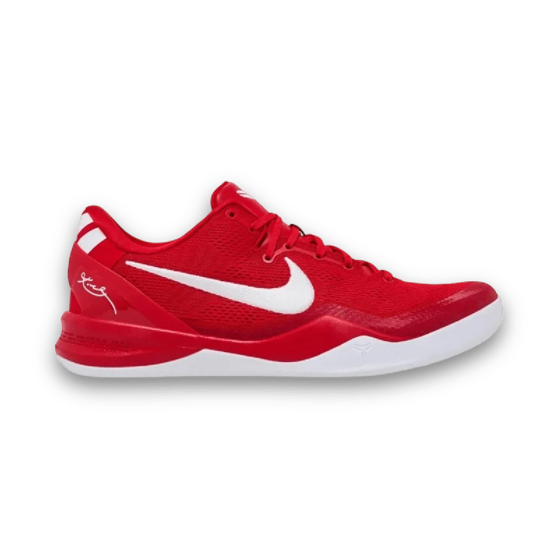 Basketball Shoes With Anti-Slip Soles-Kobe 8 Protro 'University Red' - Grade School