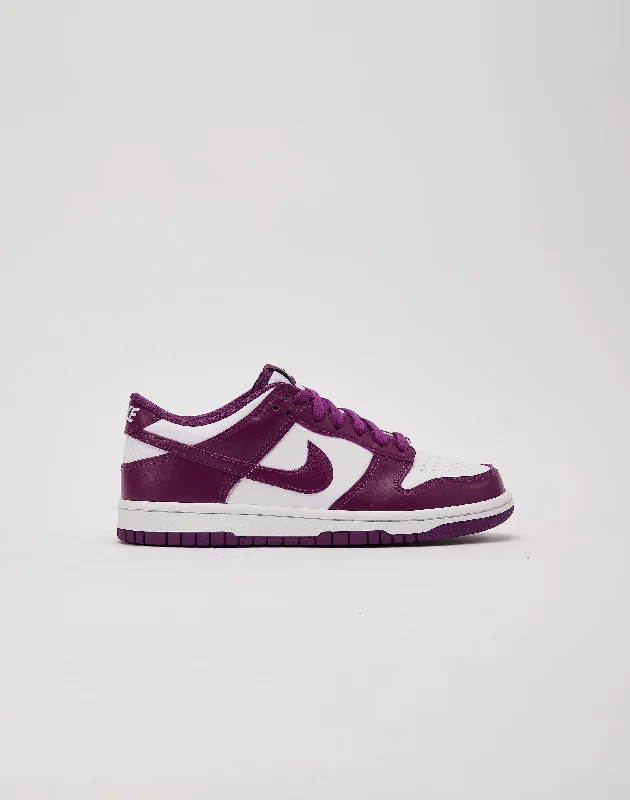 Basketball Shoes With Synthetic Leather-Nike Dunk Low Grade-School