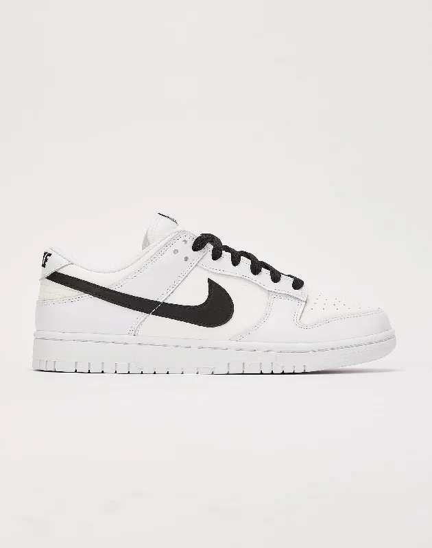 Basketball Shoes With Real Leather-Nike Dunk Low Retro