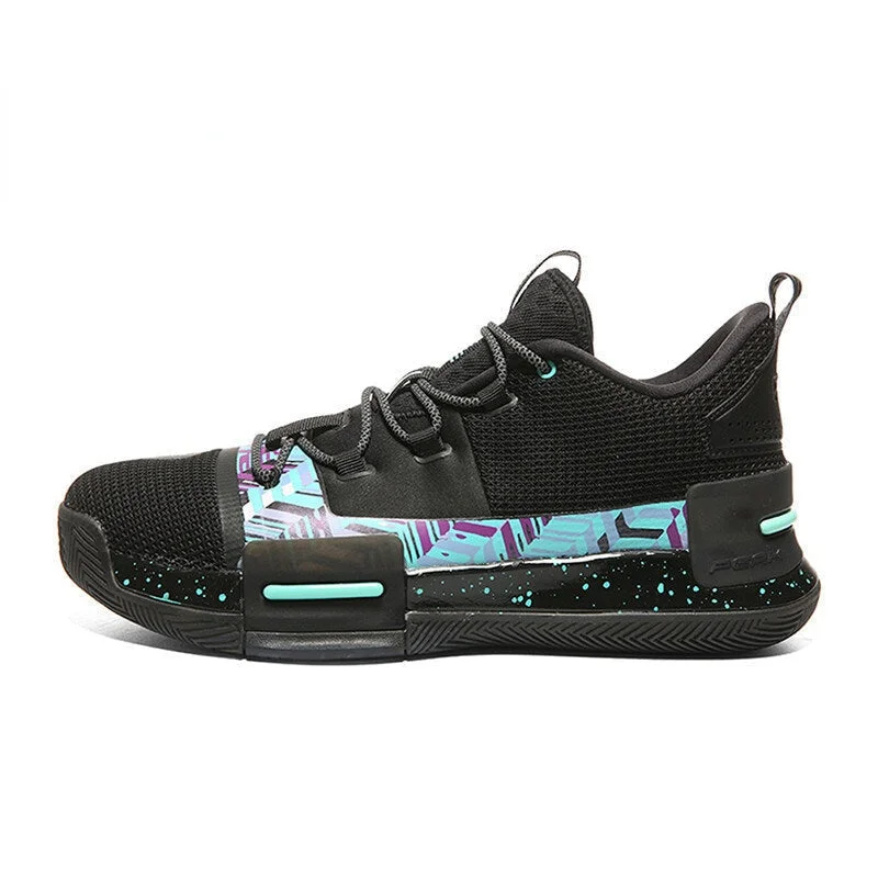 Basketball Shoes For Wide Feet-PEAK Flash Lou Williams Basketball Shoes Men Sport Sneaker Black