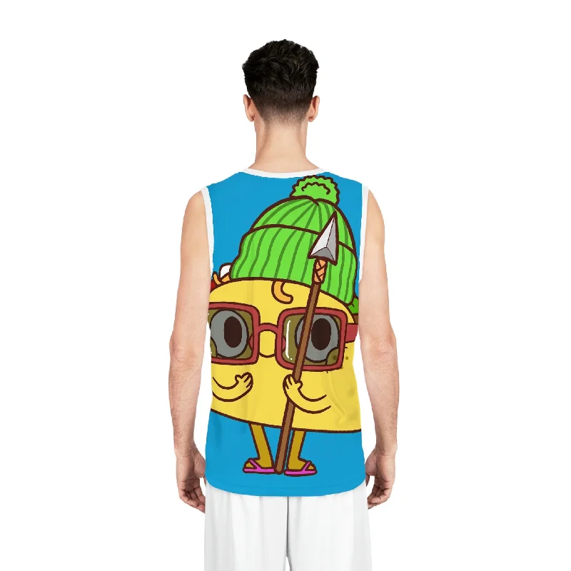 Basketball Jersey For Casual Fans-Tribal Taco Basketball Jersey