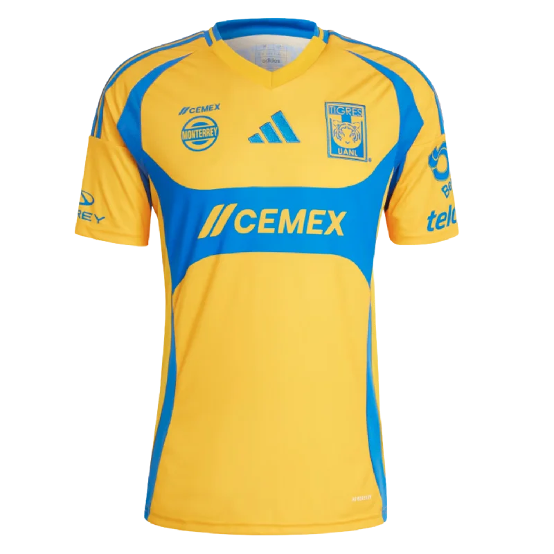 Football Jersey With State Colors-Adidas Tigres TUANL 24/25 Home Jersey