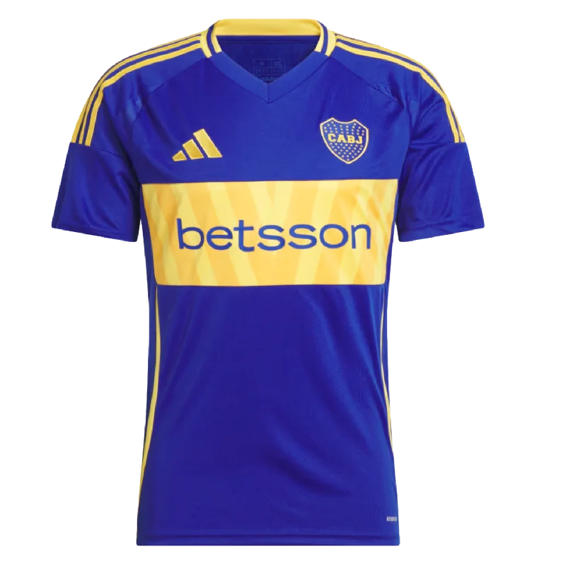 Football Jersey With Metallic Accents-Adidas Boca Juniors 24/25 Home Jersey