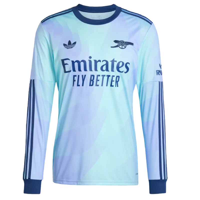 Football Jersey For Bench Warmers-Adidas Arsenal 24/25 Long Sleeve Third Jersey