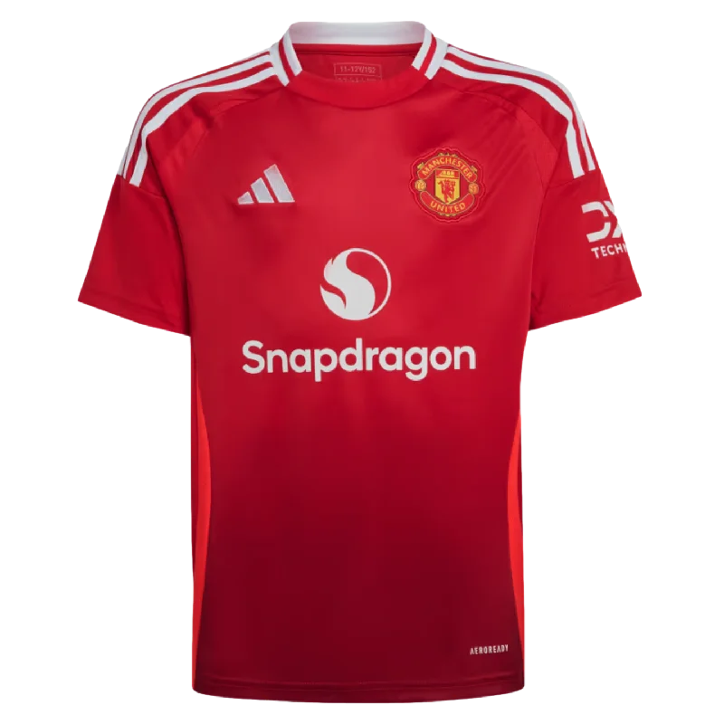 Football Jersey For Garage Sales-Adidas Manchester United 24/25 Youth Home Jersey