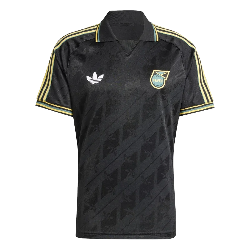 Football Jersey With Winning Streaks-Adidas Jamaica 2024 Lifestyler Jersey