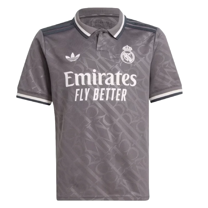 Football Jersey For Toddler Fans-Adidas Real Madrid 24/25 Youth Third Jersey