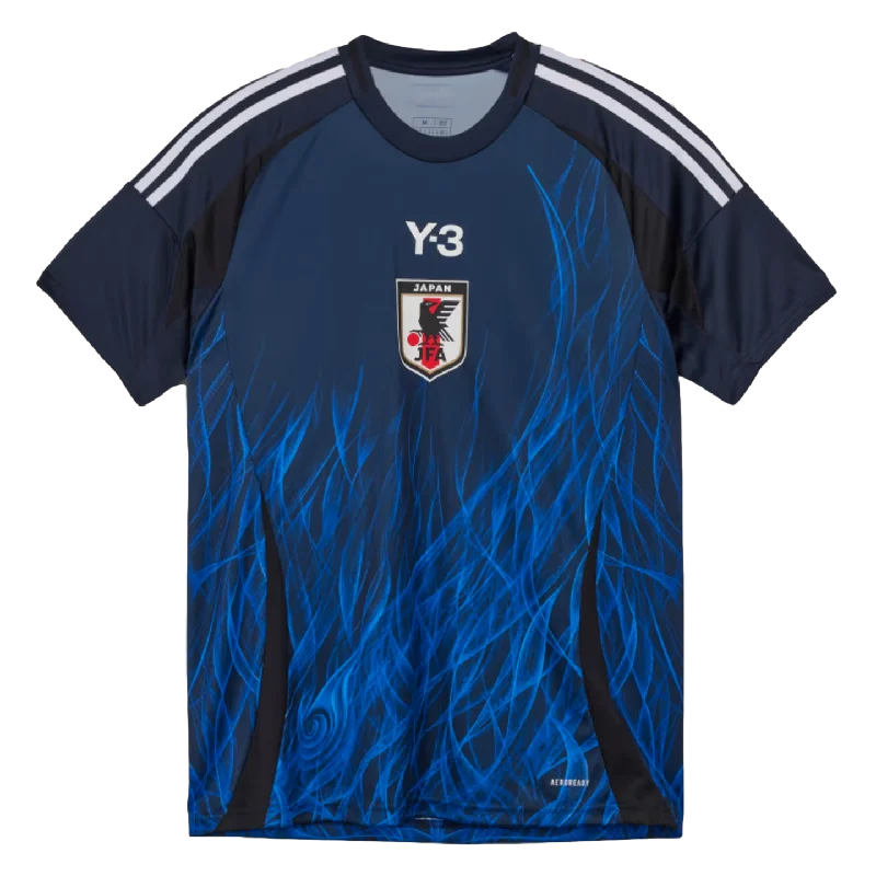 Football Jersey With Metallic Accents-Adidas Japan 2024 Y-3 Home Jersey